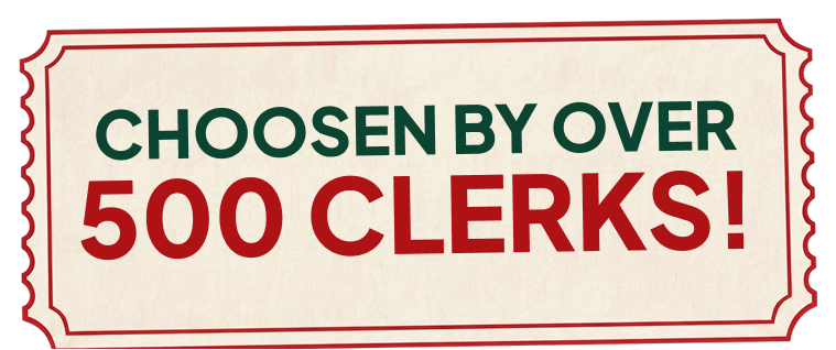 Chosen by over 500 Clerks